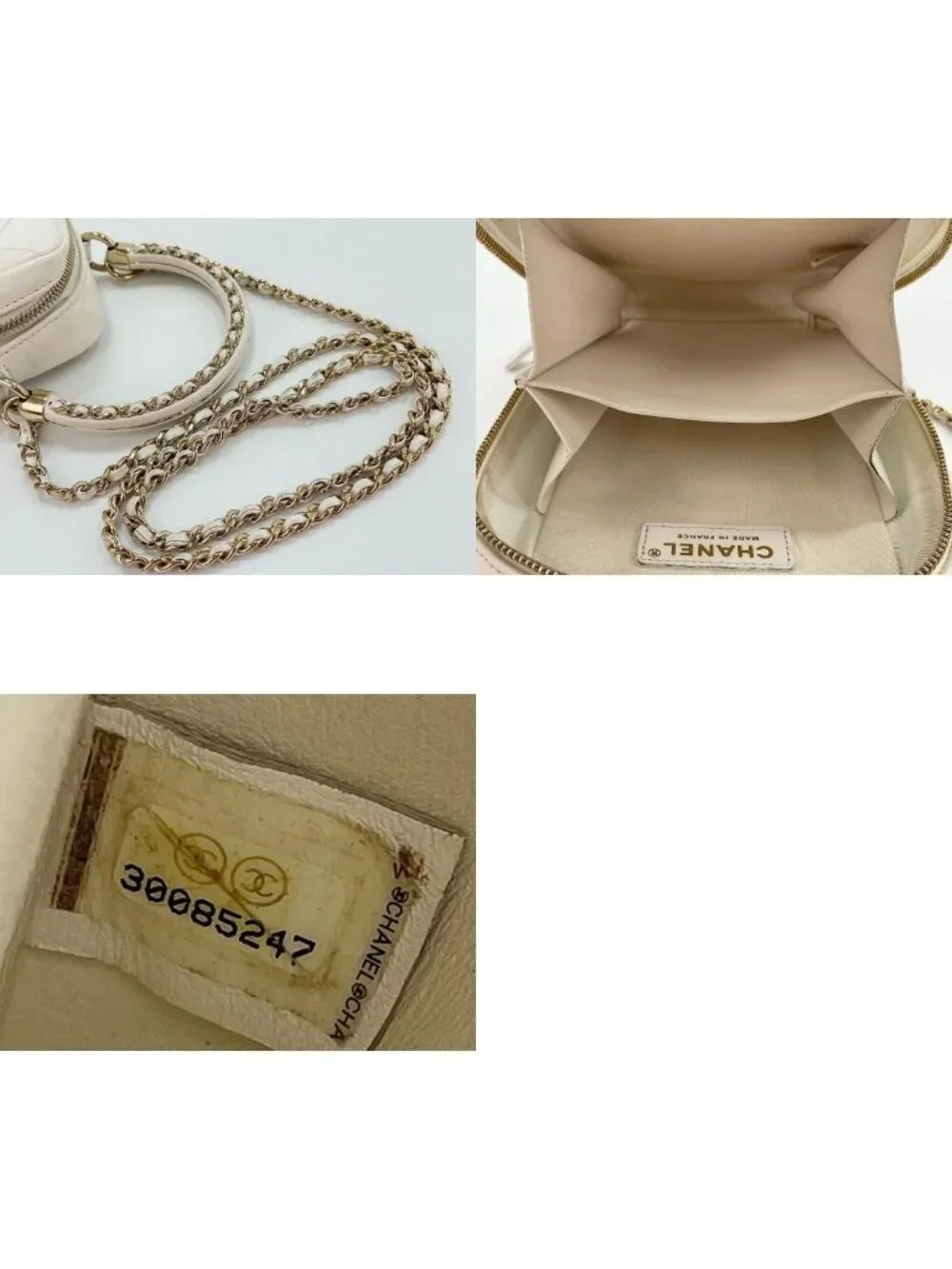 Chanel Handbag Calfskin 2-Way Quilted
